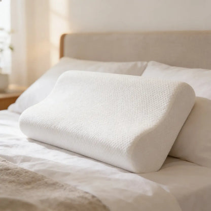 Almohada Viscoelástica Ergonomica Memory Foam 60x35x10 cm