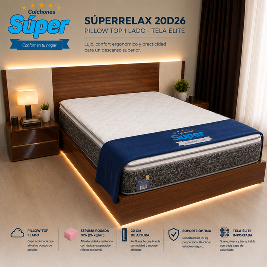 SUPERRELAX 20D26  PILLOW1LADO