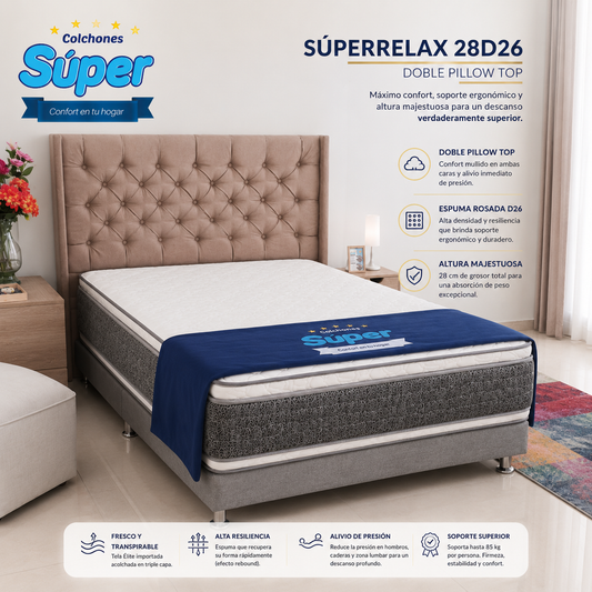 SUPERRELAX 28D26 PILLOWTOP