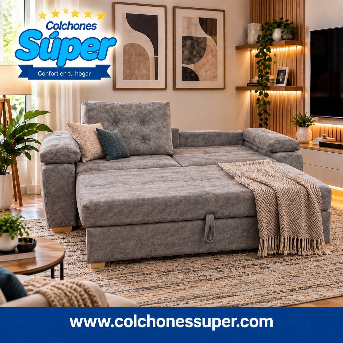 Sofacama Abatible Premium