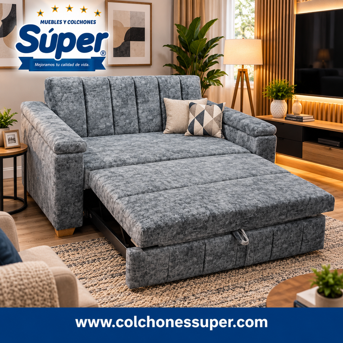 Sofacama Abatible Premium